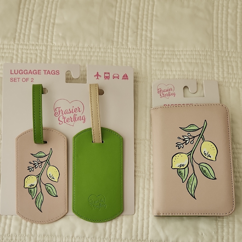 Passport Case With Set Of 2 Luggage Tags
